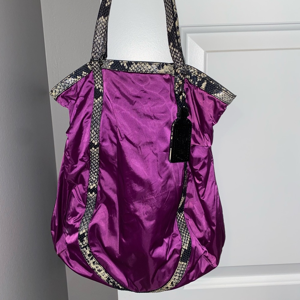 Purple Tote Bag, Gently Used from Henri Bendel. Vibrant color and roomy!